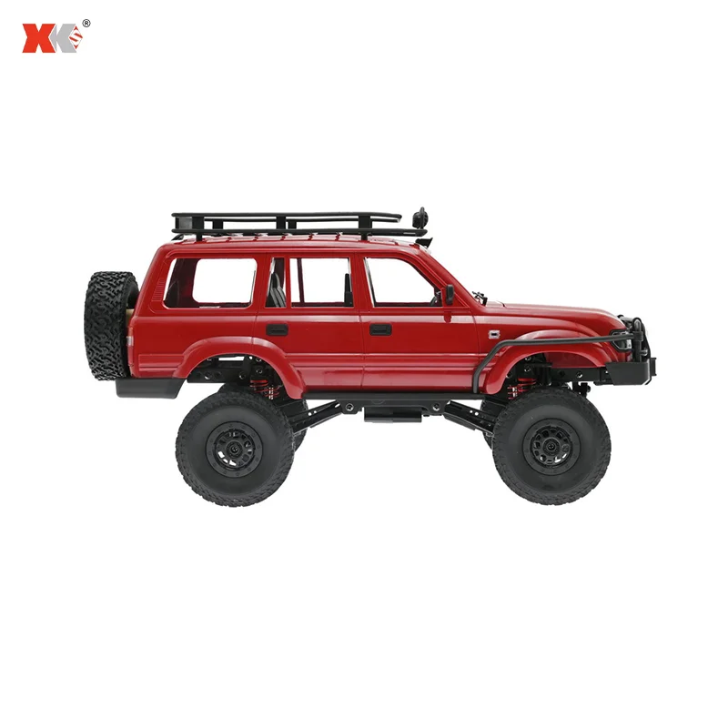 WPL C54 C54-1 1/16 RC Car 2.4G Remote Control 4X4 Off Road LC80 Model LED Light Climbing RC Truck Electric Toy Car Gift for Boy 4