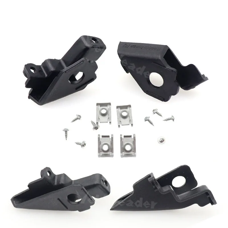 thumbnail image 2 of Pair Left Right Headlight Bracket Repair Kit Mount Clip For BMW 5 2 of 12