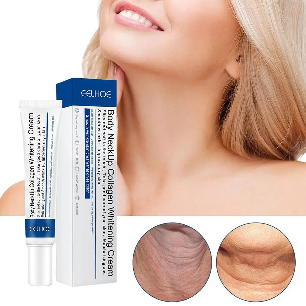 Neck Cream Collagen Neck Cream Anti-aging Tightens Lifts Neck Chin Reducing Fine Lines Brightening Moisturizing Skin