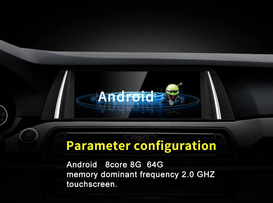 Snapdragon665 8Core 8G 128G Android12 Carplay Auto For BMW 5 Series F10 F11 Cent