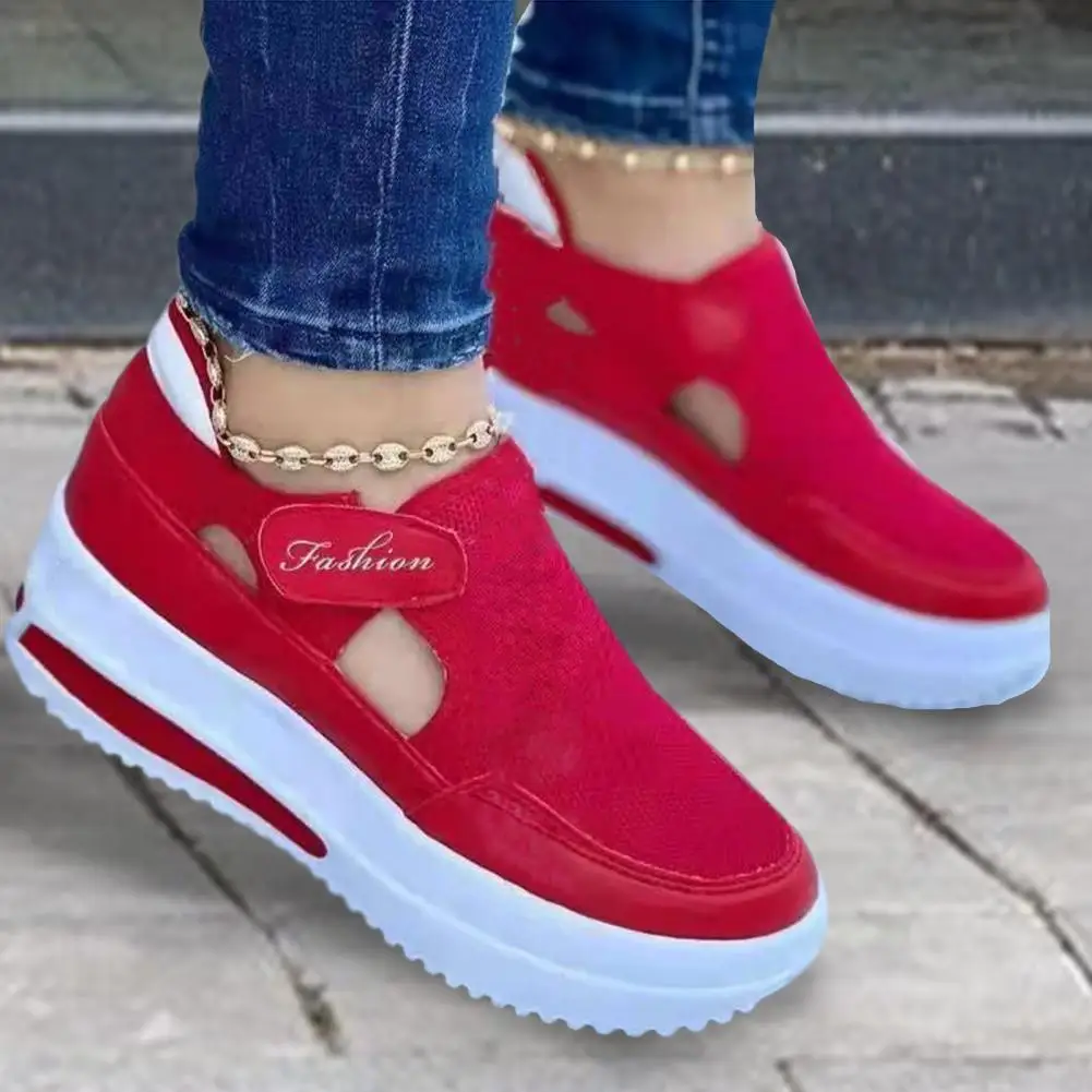 

Sneakers Multicolors Women Shoes Wear-resistance Lightweight Stylish Flat Heel Sport Shoes
