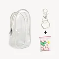 White Keychain Balls