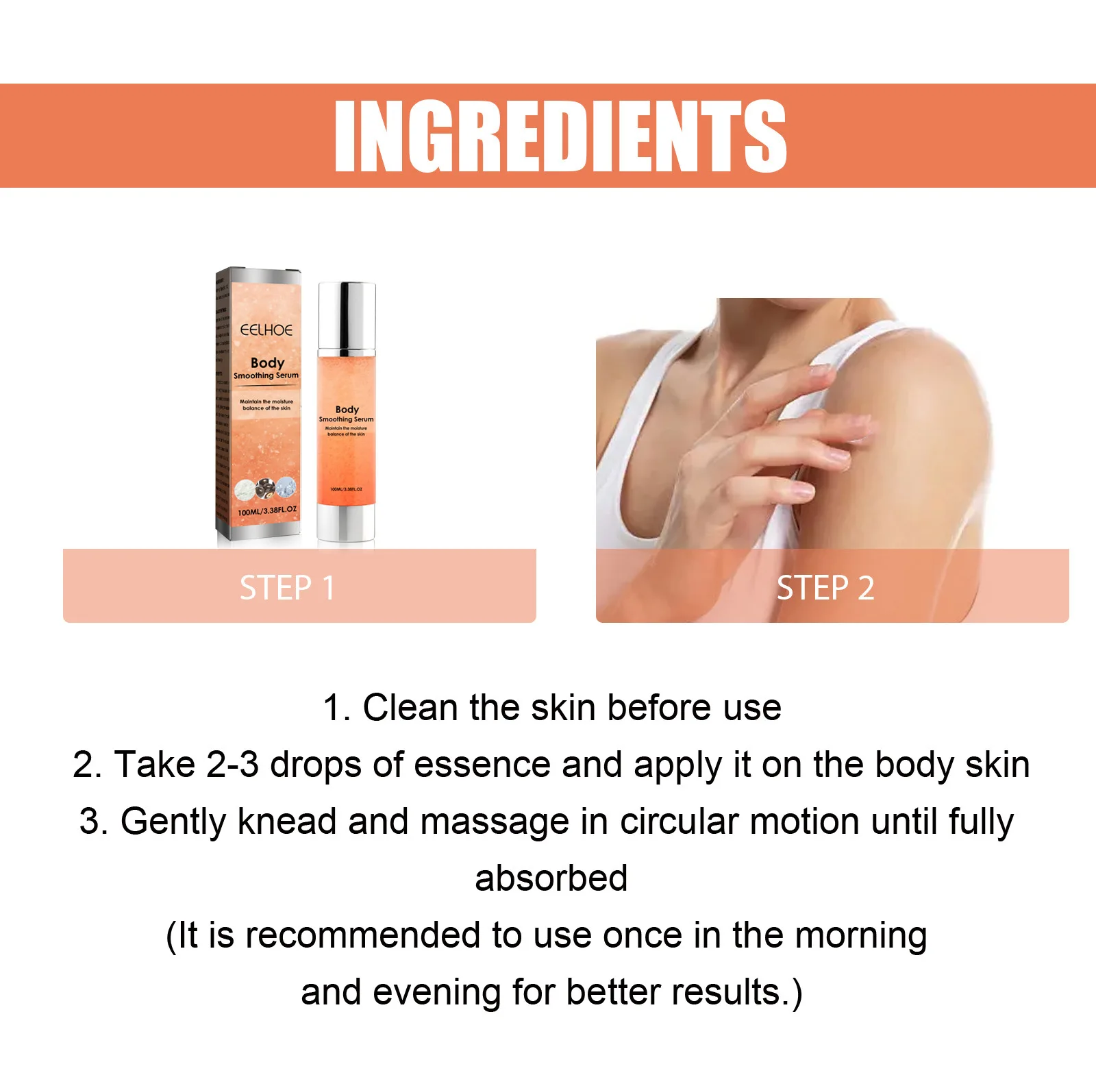 Whitening Body Serum for Dark Skin Lighten Melanin Intimate Underarm Knees Bleaching Hyaluronic Acid Essence Moisturizer Serum 6