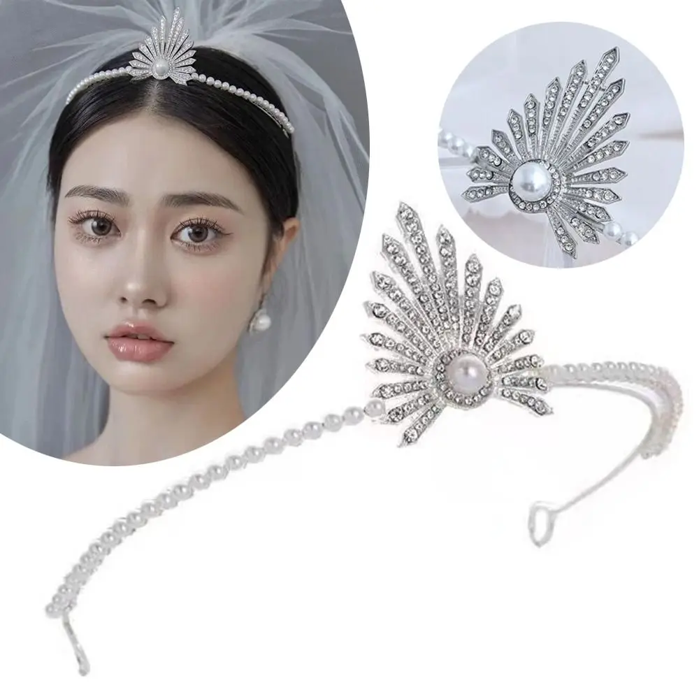 

Свадебная бижутерия, обруч для волос принцессы, модные украшения для волос, аксессуары для волос, повязка на голову, элегантная Свадебная Корона из искусственного жемчуга