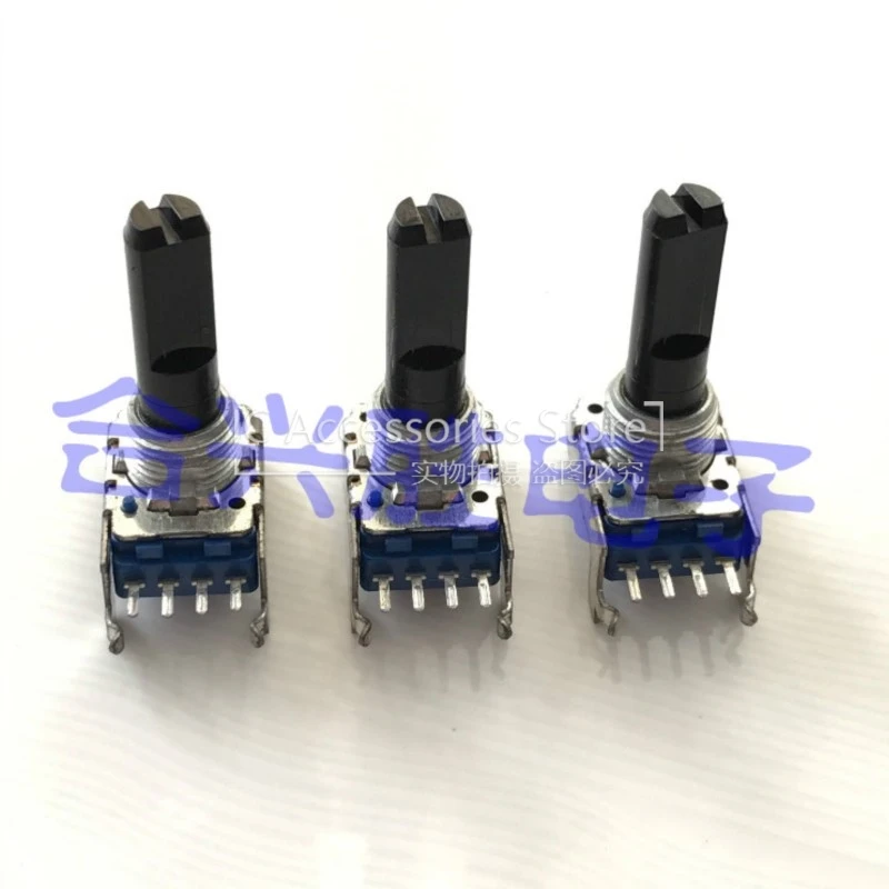 

2PCS RK11 Type Horizontal Rotary Potentiometer 104EW 100K With Midpoint AVR40 Balance Potentiometer