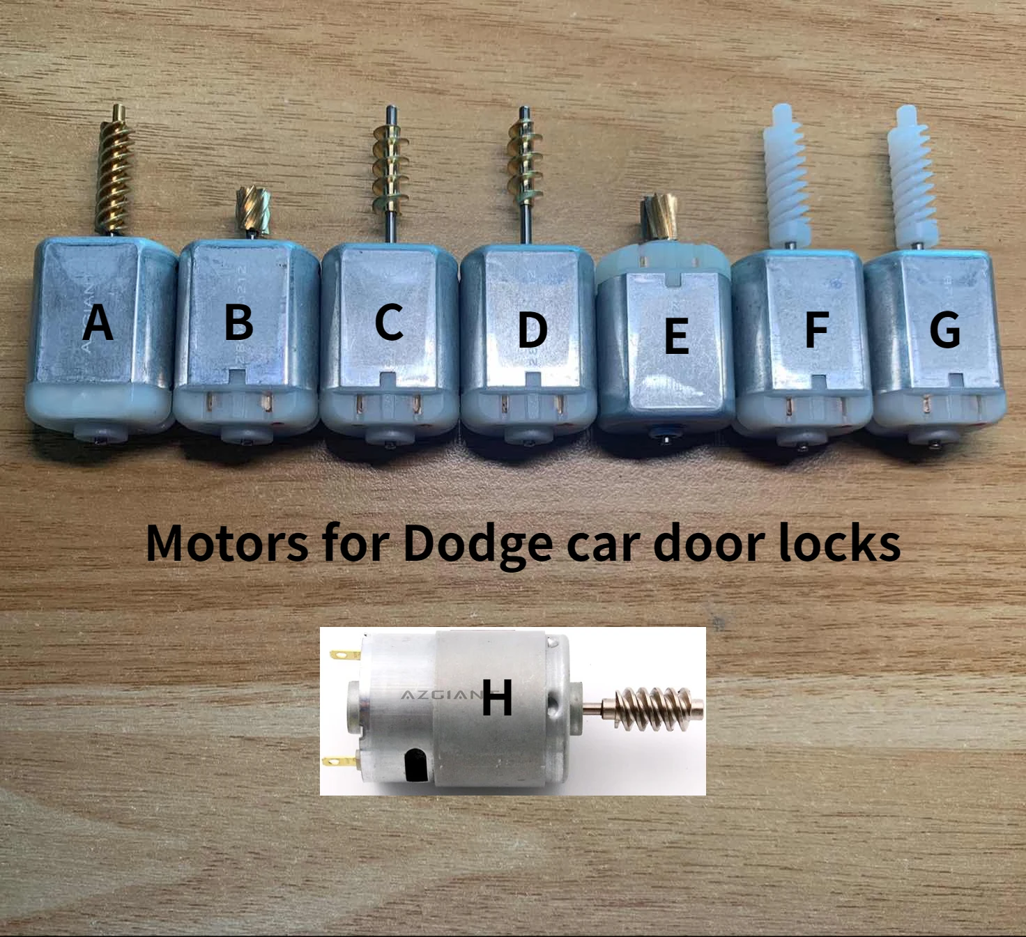 Car door lock actuator motors for Dodge Attitude Avenger Caliber