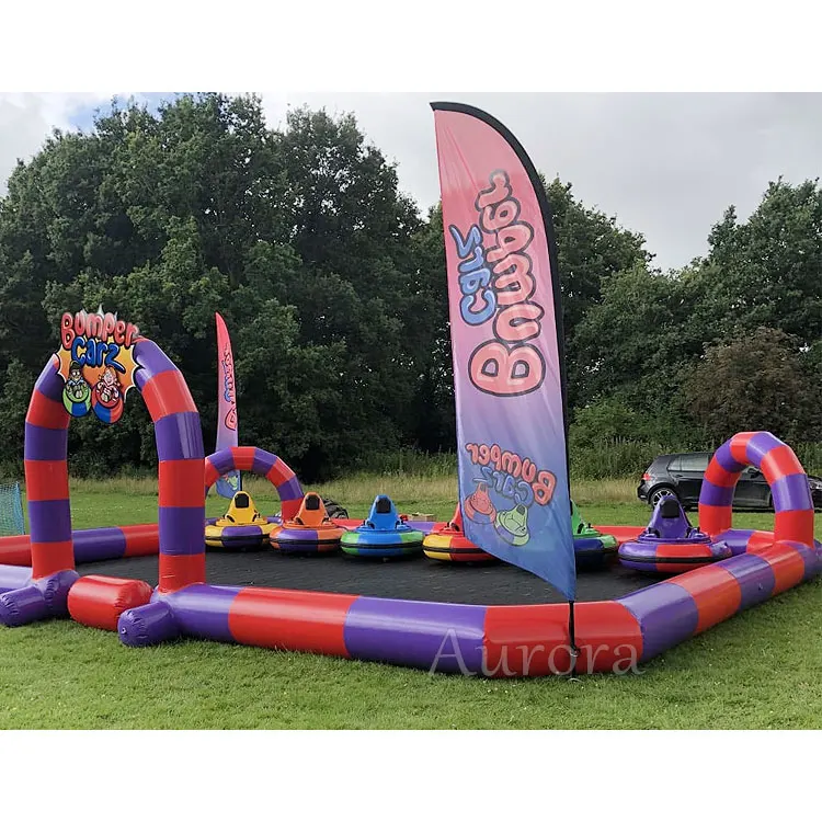 Funny Bumper Cars Inflatable Arena Amusement Park Rides Bumper Car Inflatable Car Arena