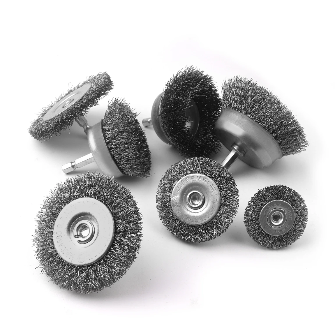 1pc Steel Wire Brush Disc Polishing Wheel Brush for Dremel Rotary Tool Accessories Metal Polishing Tool 2