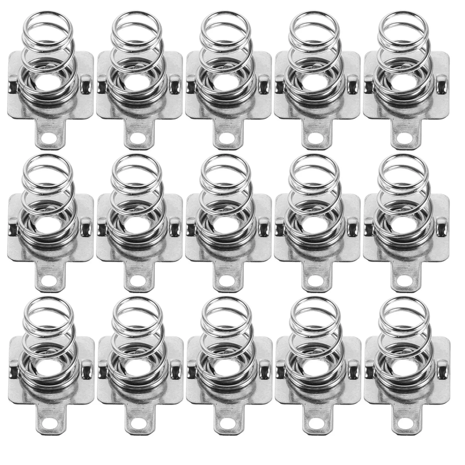 100Pcs Battery Compartment Spring Plates Aa Battery Contacts Negative ...