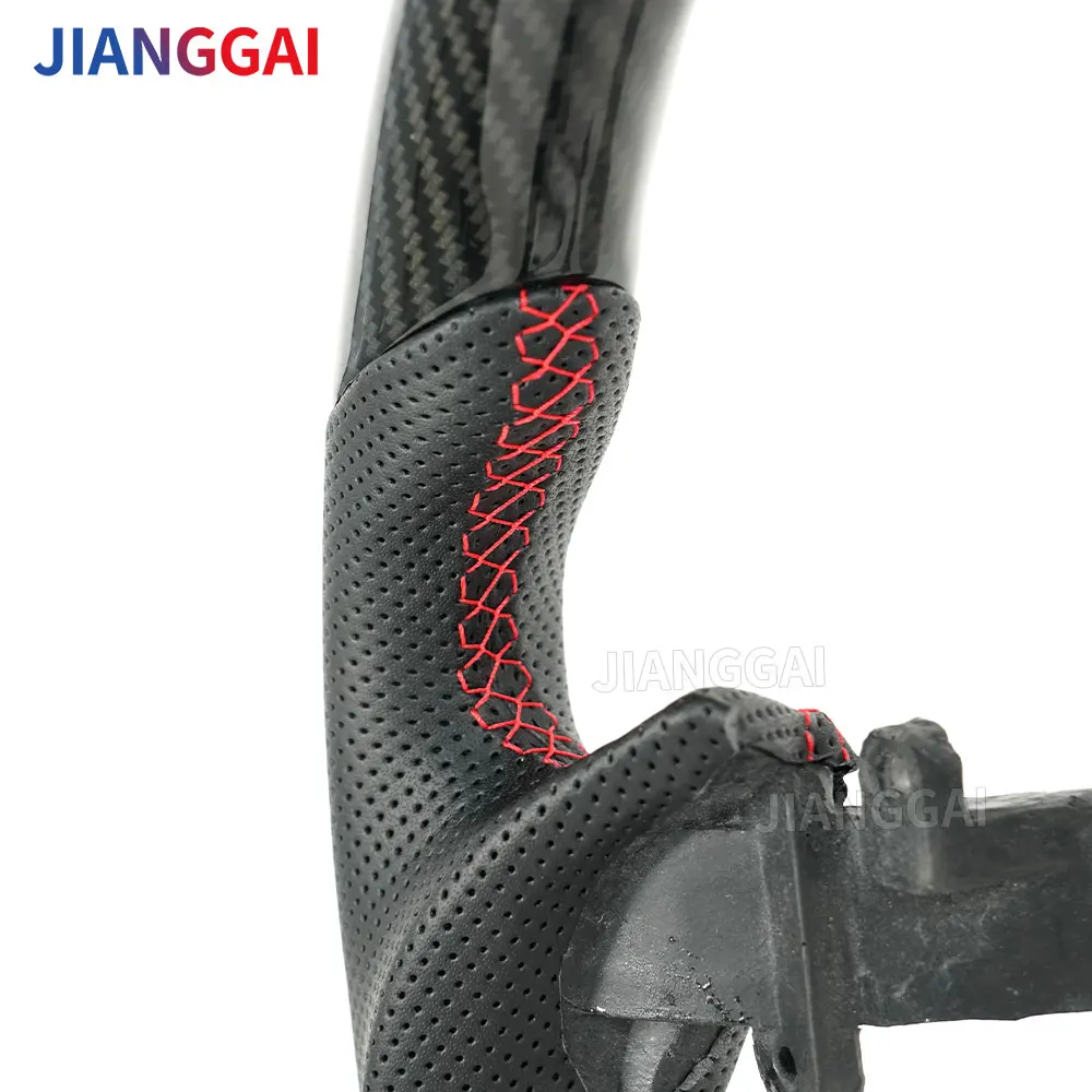Hydro Carbon Fiber Steering Wheel Fit For Infiniti G37 2009 2010 2011 2012 2013 Model Carbon Fiber LED Shift Racing Wheel