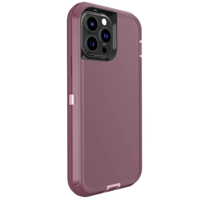 Luxury 3-in-1 Shockproof Armor Case with Soft Bumpers and Protective Hard Cover
