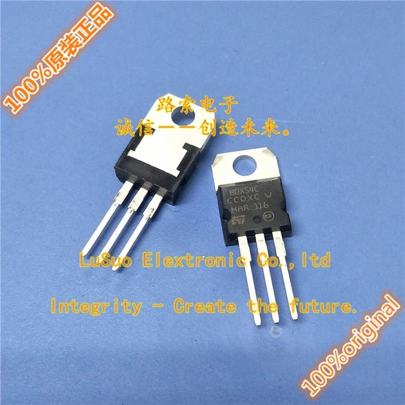

30pcs original new BDX54C BDX54 power tube BDX5 TO-220 8A 100V