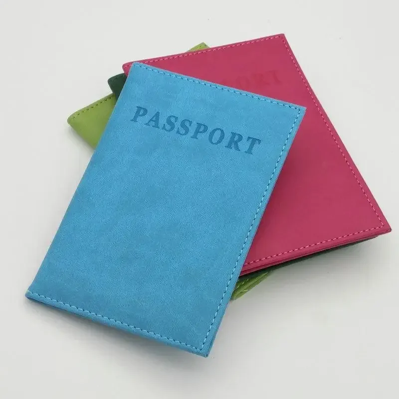 Porta Passaporto Impermeabile da Viaggio in Pelle PU, Portafoglio per Carte di Credito