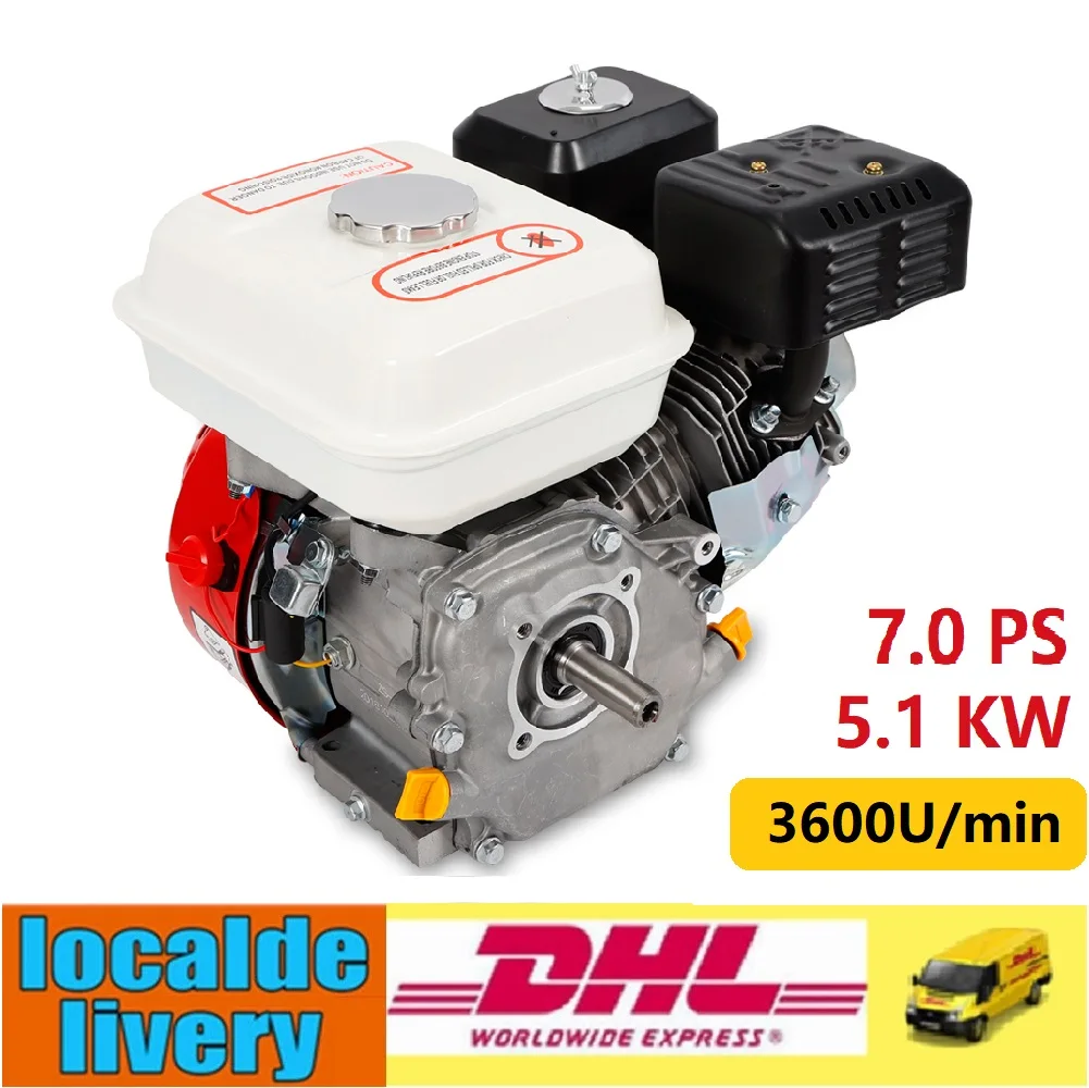 4 Stroke Engines Petrol Gasoline Engine 1 Cylinder Air Cooling 7.5HP