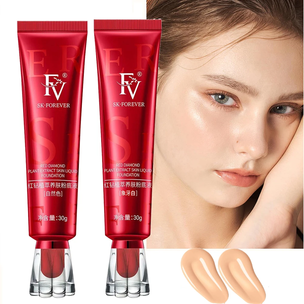 30g Nourish Concealer Face Makeup Base Hydrating Liquid Foundation Makeup Oil-control Waterproof Natural Coverage liquid foundation cc cream cushion foundation makeup cream waterproof foundation stick foundation air cushion bb cream
