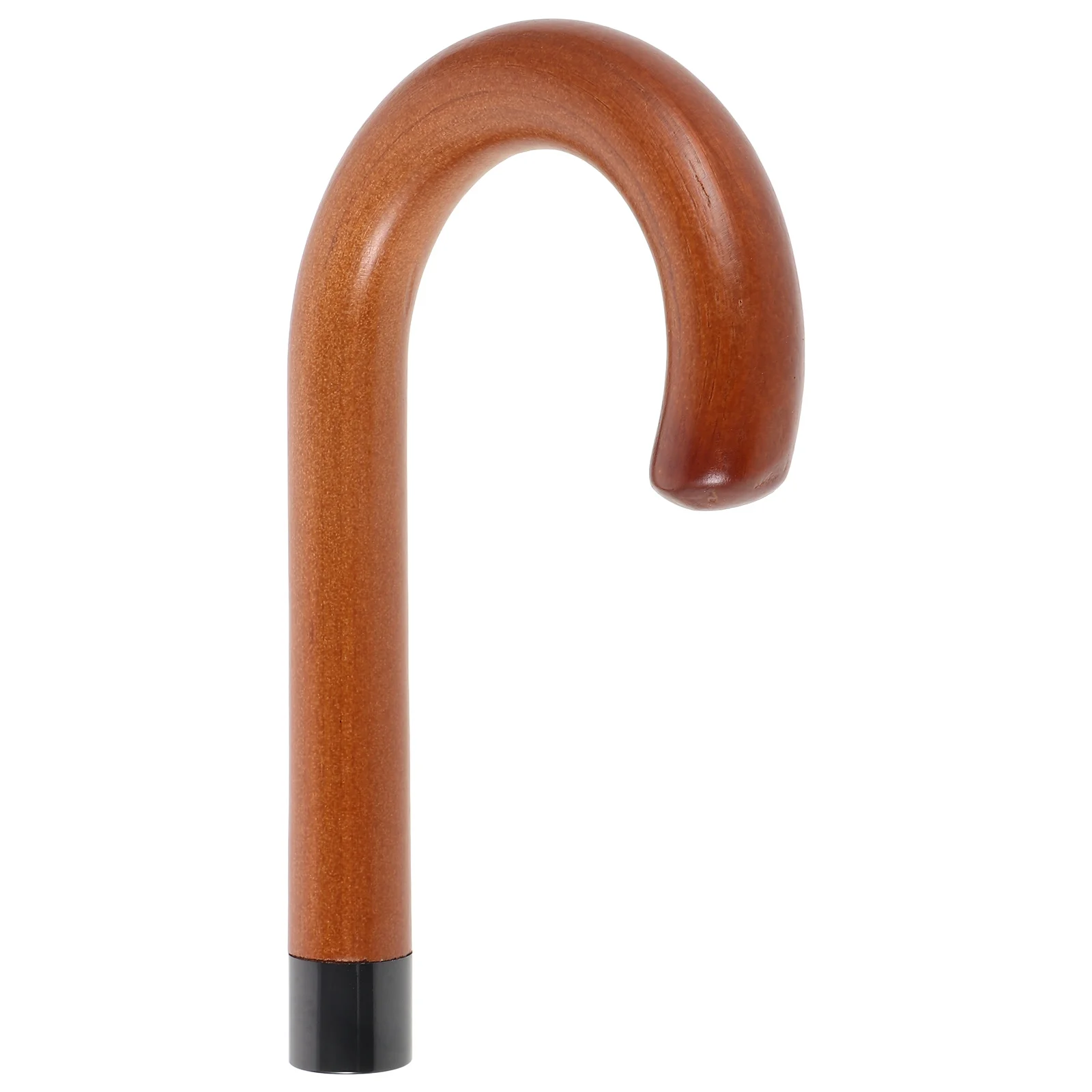 Curved Grip Umbrella Handle Replacement Part Foldable Wood Component For Rain Umbrella Accessories