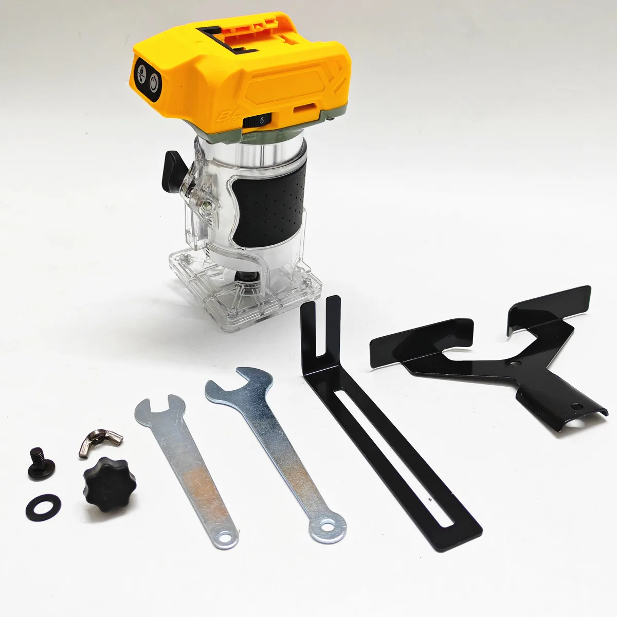 Brushless Trimming Machine Electric Trimmer Wood Router Woodworking Milling Engraving Slotting Power Tool For DeWALT 20V Battery