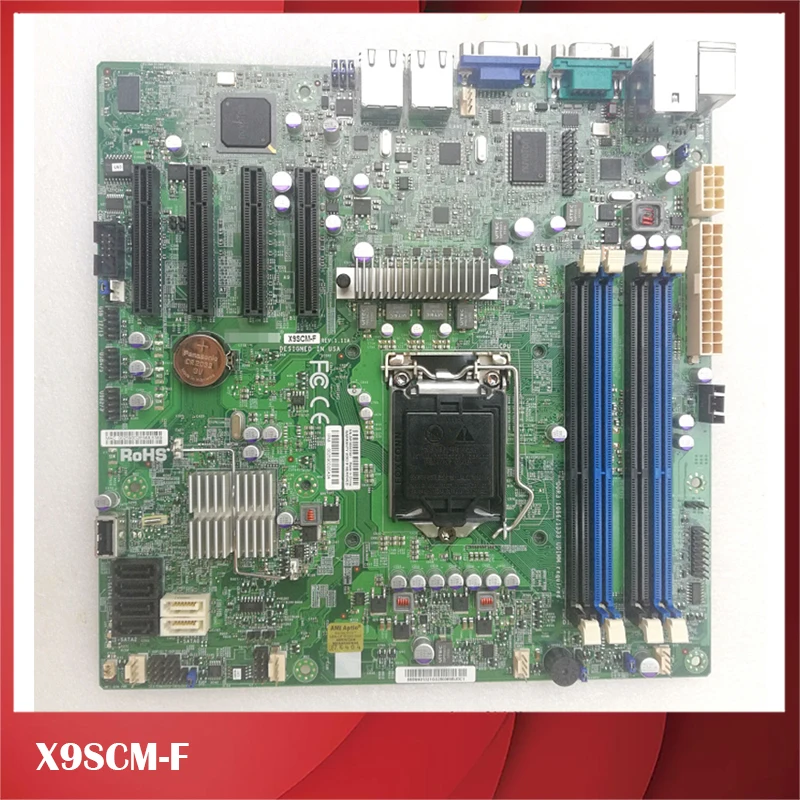 Origine placa mãe do servidor para supermicro X9SCM F 1155 suporte xeon ...