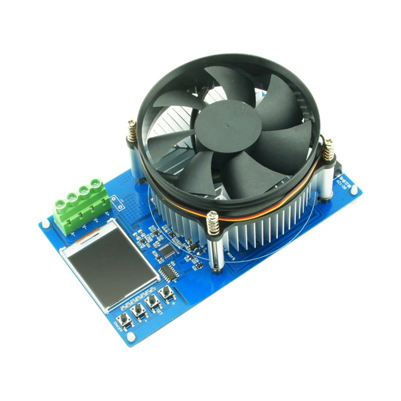 

150W 10A 4-Wires Battery Capacity Tester 1.77 Inch TFT Color Screen Type Electronic Load Power Discharge Tester US Plug