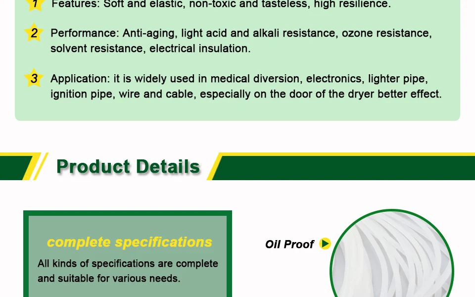 Silicone Rubber Seal strip (3)