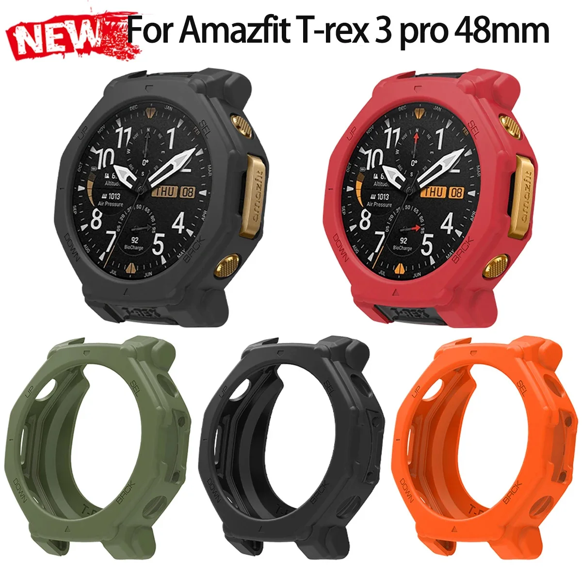 Durable Silicone Protective Case - Anti-Drop Bumper Cover