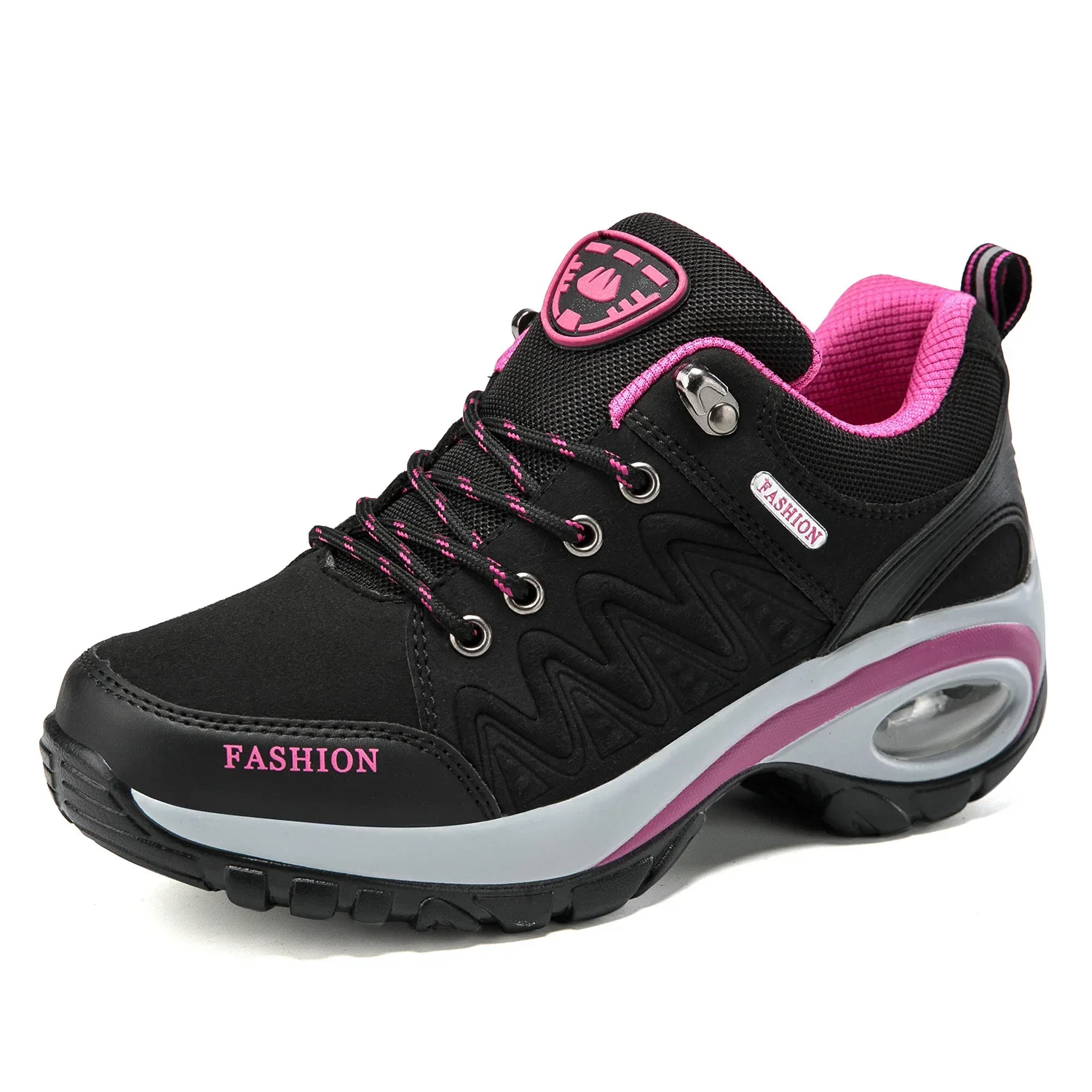 Brand Luxury Womens Sneakers Casual Breathable Tennis Shoes Women Fashion Lace Up Platform Trainers Women's Hiking Shoes