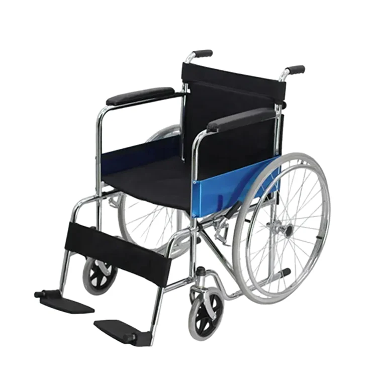 

Manual Wheelchair Manufacturer Wholesale Folding Light Steel Aluminum Wheelchair Portable Wheelchair for the Disabled