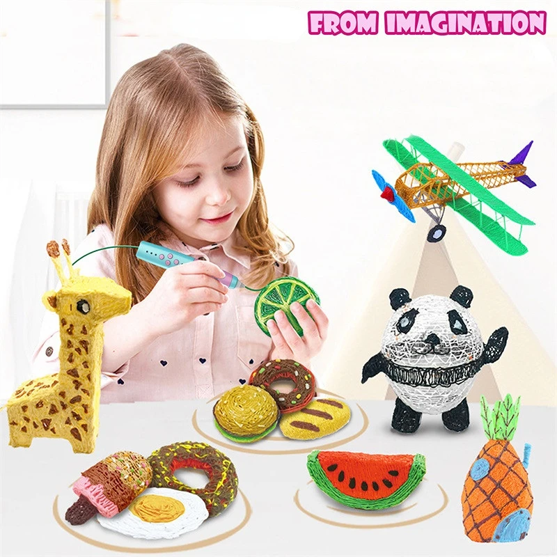 저온 기능성 3D 프린팅 펜, 그래피티 페인팅 펜, 어린이 퍼즐 장난감, 학교 3D 펜