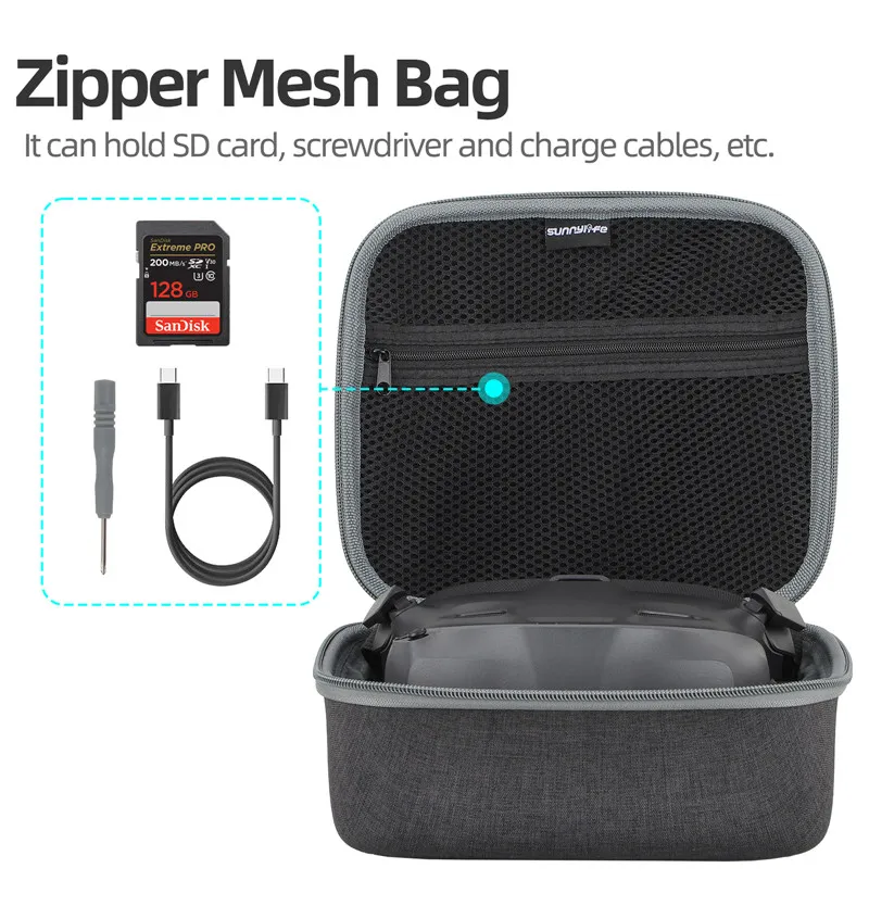 Storage Bag for DJI Goggles N3 Flying Carrying Case Hard Shell Shock-absorbing Protective Box For DJI Neo/AVATA 2 Accessories