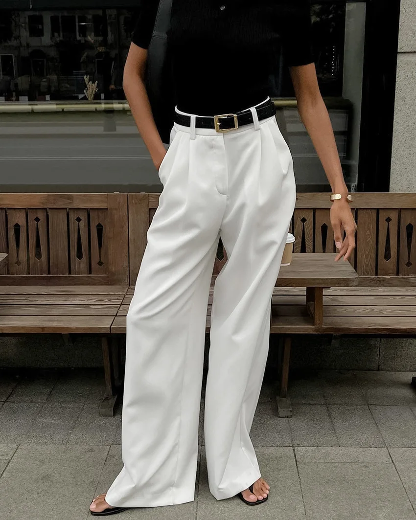 Ladies Trousers Formal Wide Leg Trousers Women's Formal Pants