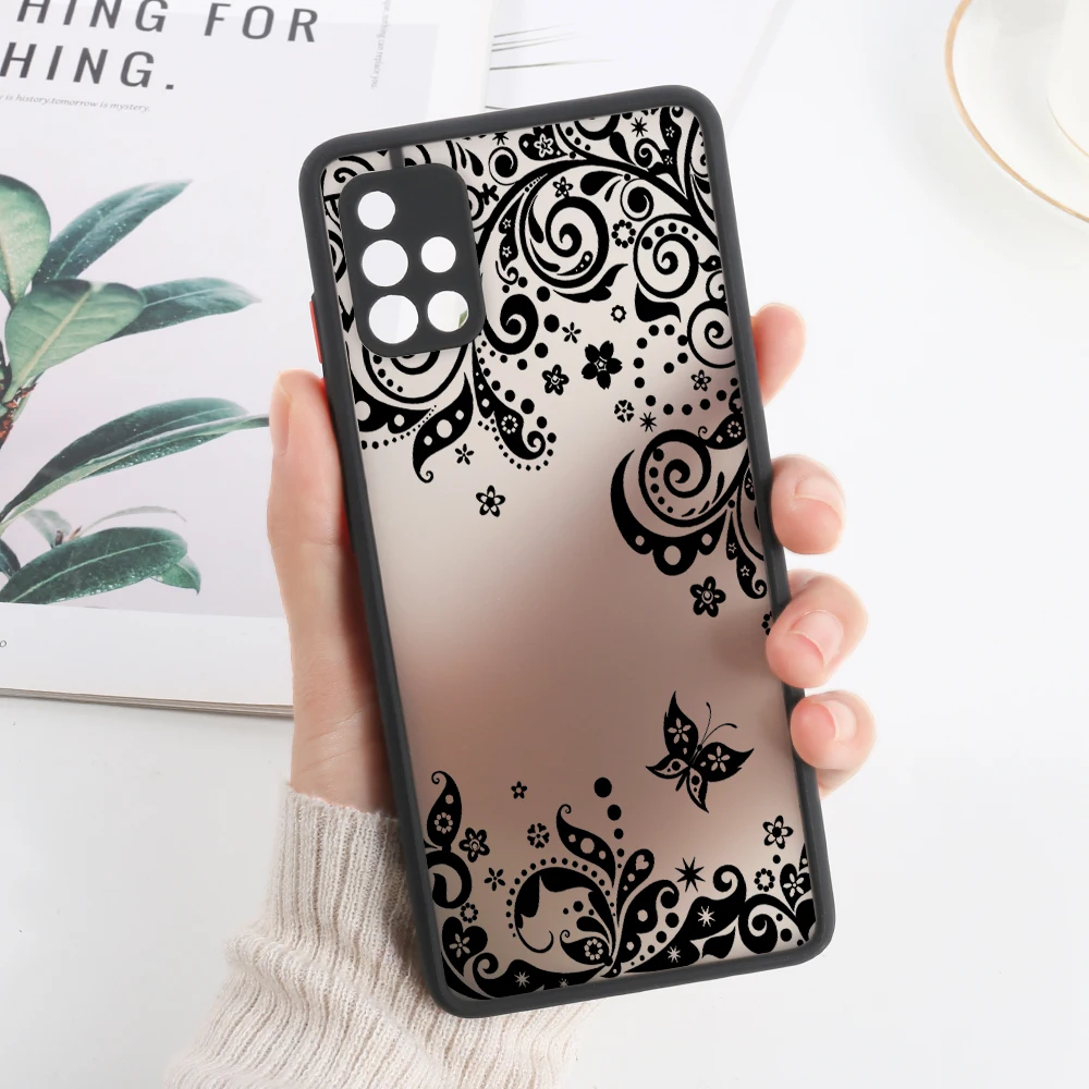 Mandala Design Hard Matte Phone Case Cover
