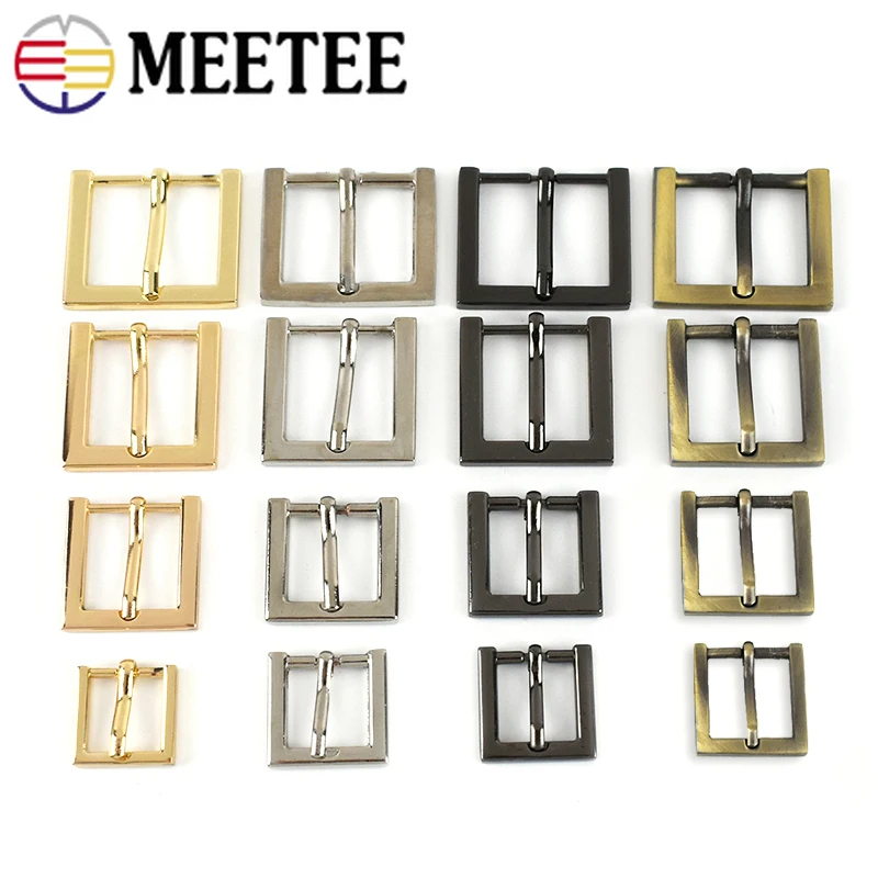 

10Pcs Metal Bag Pin Buckle 13-25mm Backpack Belt Tri Glide Adjust Clasp Handbag Strap Webbing Hook DIY Sew Hardware Accessories