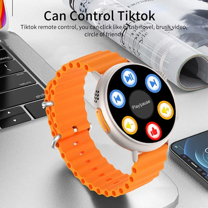 NFC Smart Watch For Men Women Voice Assistant Sports Fitness Watches Bluetooth Call Reloj Hombre Heart Rate Smartwat