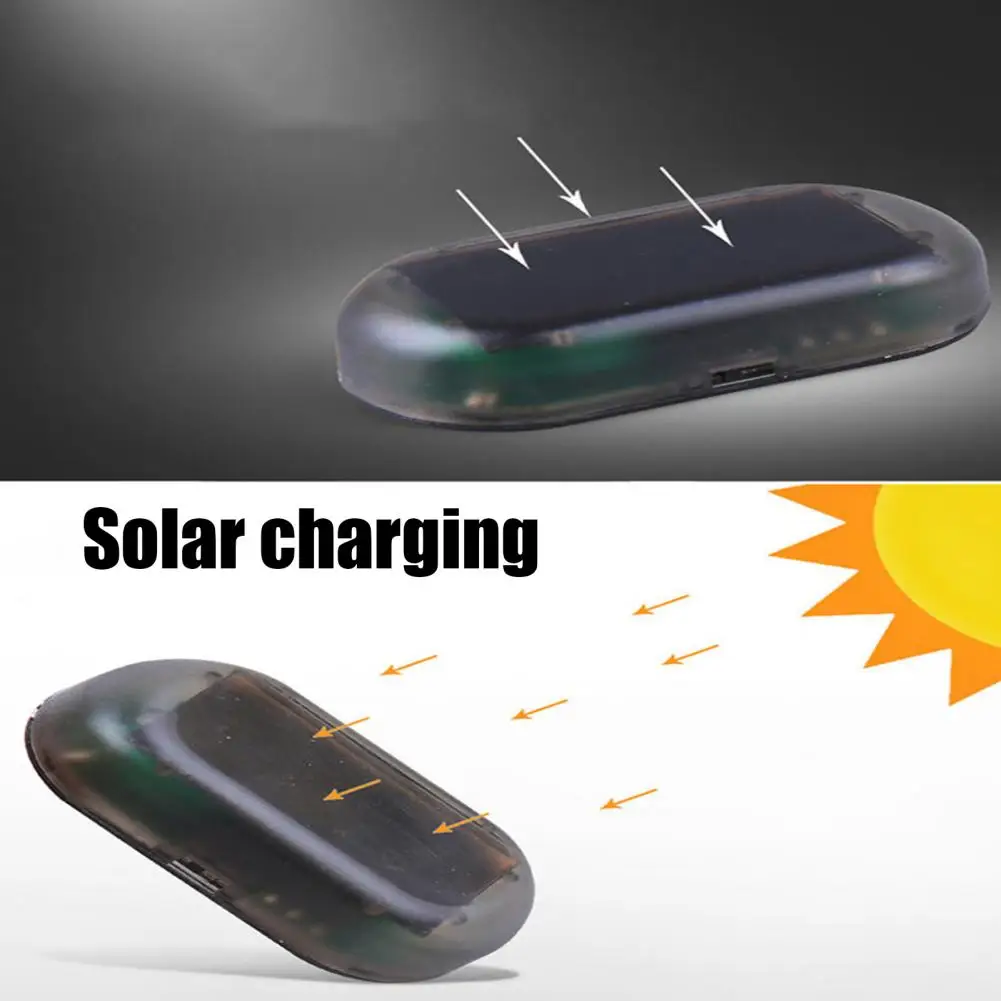 Anti-theft Wireless Solar Powered LED Car Fake Security Light