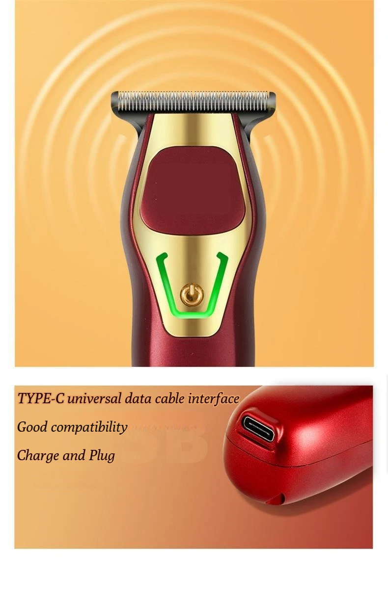 Professional T-Blade Hair Clipper - Ultra Precise Barber-Grade Trimming  Shaving