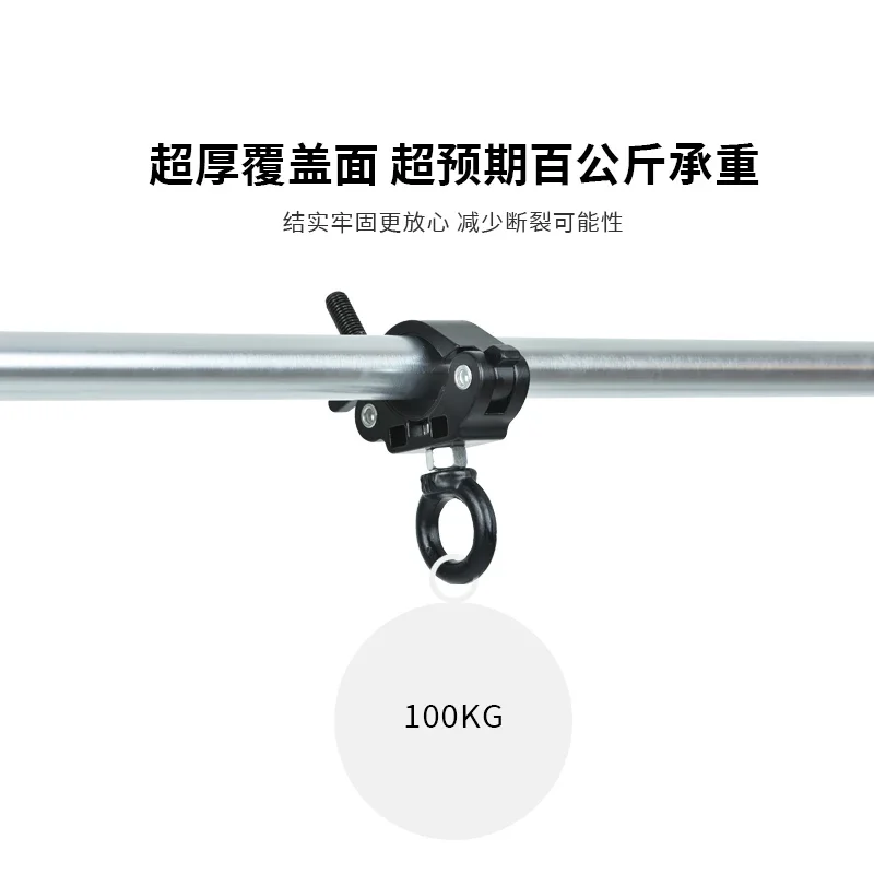 Video Tube Pipe Clamp Coupler with Male / Femal Stud 30-35mm 40-50mm for LED Photographic Studio Light Flash Speed Light Hanging