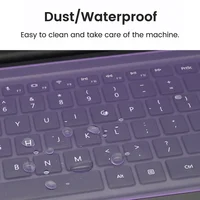 Juste de protection universelle pour clavier d'ordinateur portable 12-17 pouces, étanche, anti-poussière, en silicone, film protecteur 3
