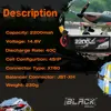 2pcs CNHL 4S 14.8V 2200mAh Lipo Battery 30C 40C 70C With XT60 T Dean Plug For RC Airplane Car FPV Helicopter Drone Quadcopter 3