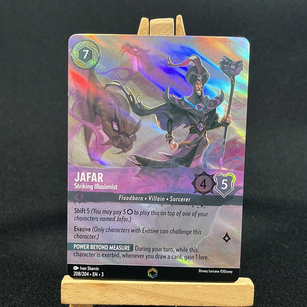 Foil Lorcana Card Game Card Rise Of The Floodborn Enchant Proxy Tcg Game Card Inglese Francese Germania Italiano Nuove Carte Da Gioco