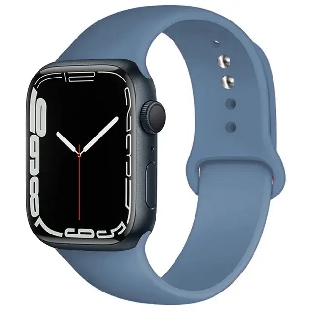 Silicone Band For Apple Watch strap 46mm 44mm 45mm 40mm 41mm 42-38mm 49mm sport bracelet iwatch series 11 10 9 8 7 6 5 SE Ultra3 - Image 19