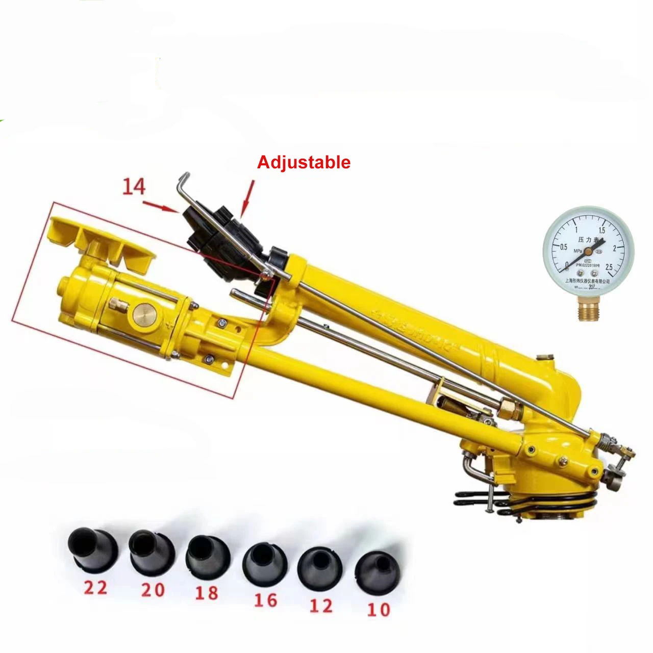 

Free Shipping New H45 Strong Metal Big Rain Gun Sprinkler For Farmland Irrigation System