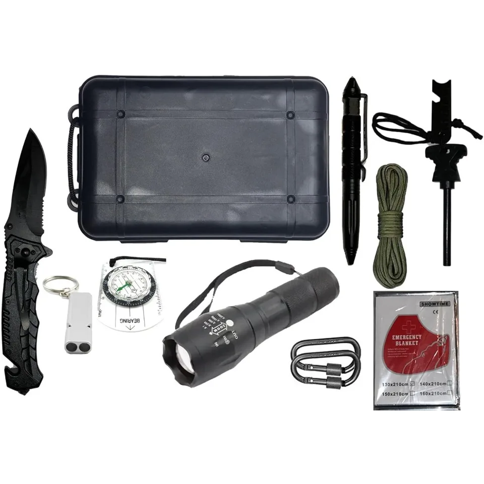 All in One Tactical Survival Backpack Kit