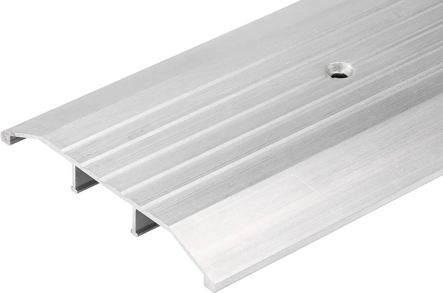 6 FT - 4" Wide x 1/2" High Fluted Aluminum Threshold (72 3/4" Long)