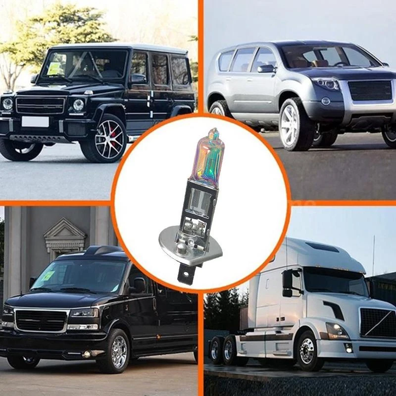 제논 쿼츠 할로겐 전구, 전천후 히드 안개등 헤드램프, 밝은 자동차 헤드라이트, 12V, H1, H3, H7, 55W, 100W