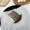 Wide Teeth Acetate Hair Combs Anti-static Traveling Colorful Hairdressing Comb Salon Styling 6 Teeth Massage Hair Brush 3
