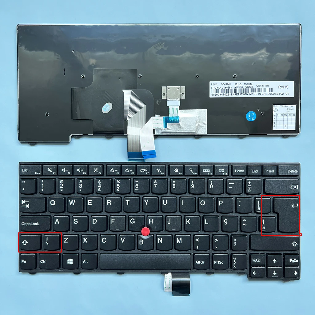 Бразильская клавиатура L440 для Lenovo T440 T440P T440S T431S T450 T450S T460 L450 L460 L470 E431 E440 0C44741 930LK7 04Y0968 CS13T