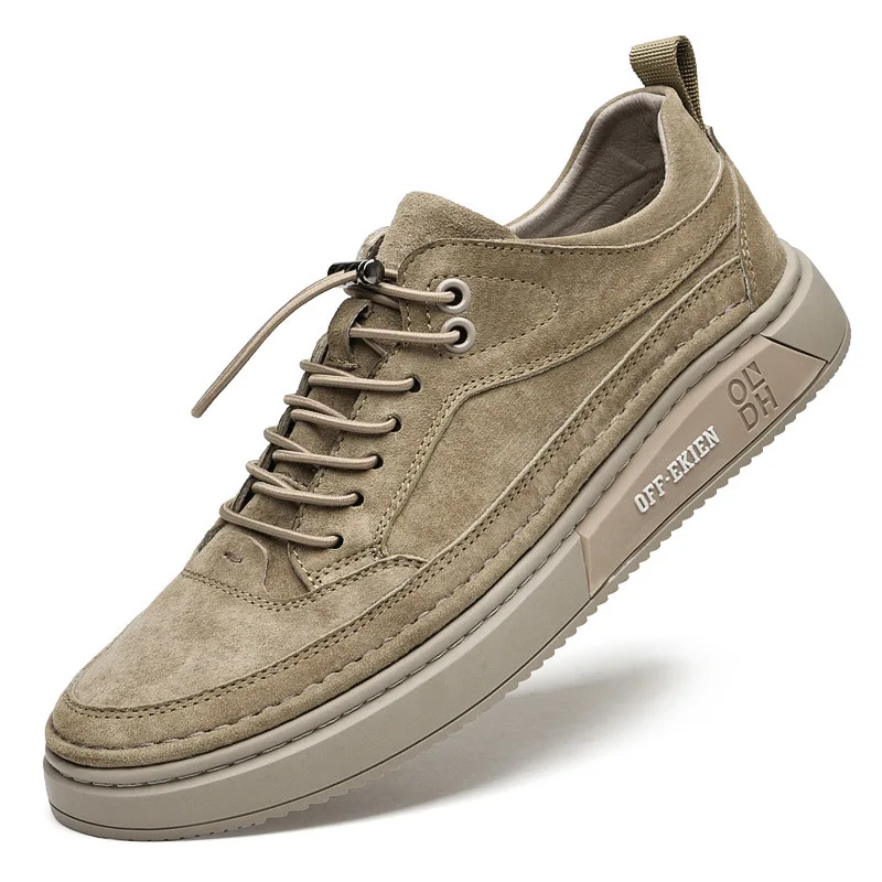

Fashion Men's Genuine leather Sports shoes Lace-up shoes sneaker Running shoes Casual shoes Large size 38-45