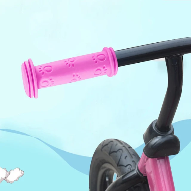 1 Pair Fit 22mm Rubber Bike Bicycle Handle Bar Grips Anti-slip Tricycle Scooter Handlebar For Kids Child Cycling Handle Bars 2