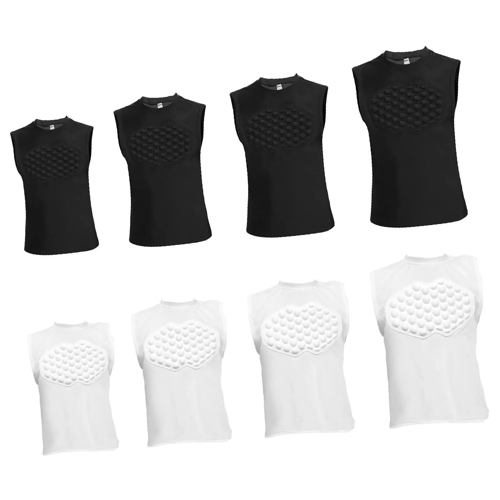 Basketball Chest Protector Vest Protective Shirt Equipment Gear Body Protector Protection for Skateboarding Football Baseball