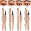 Eyebrow Pencil Liquid Waterproof Eyebrow Pencil Smudge-proof Brow Pencil With 4 Tip Microblade Eyebrow Pen Long-lasting Natural 2